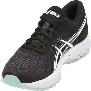 Asics T7A9N‎ GT-1000 6 Black Lace-Up Mesh Women's Running Shoes Size 7.5